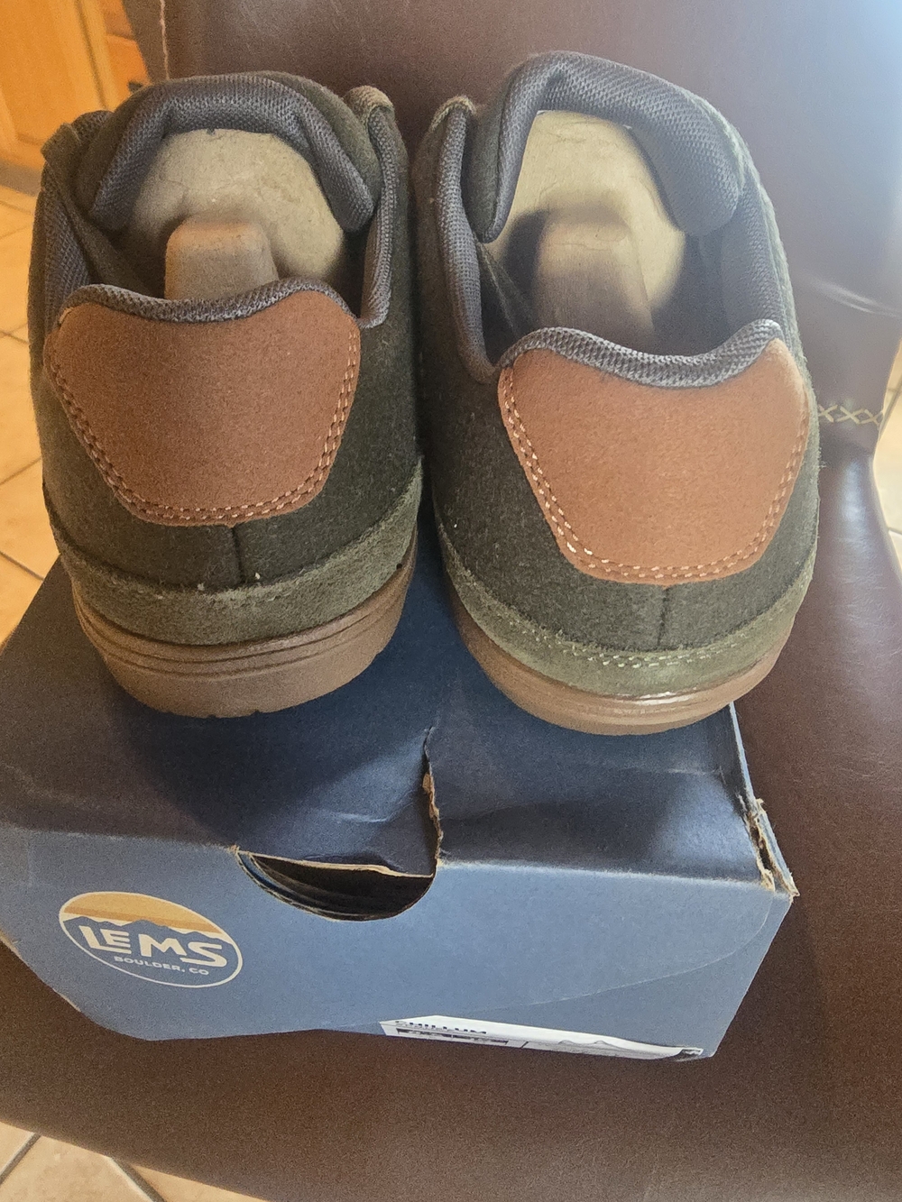 Women’s Brown Canvas Low-Top Sneakers - Picture 5 of 6